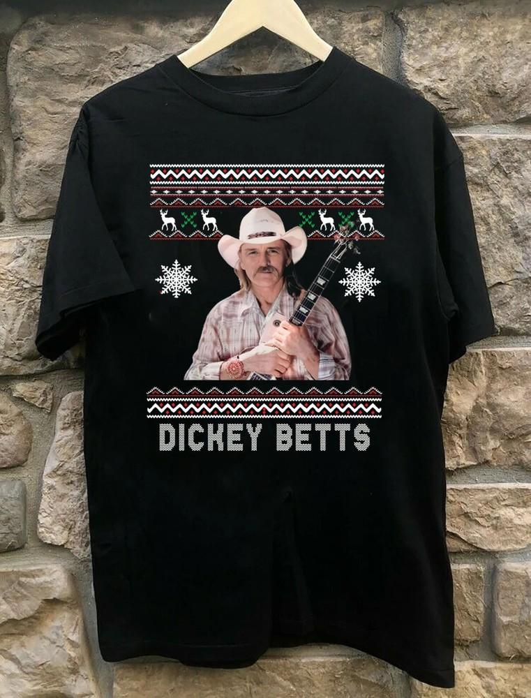 Rare Dickey Betts Merry Christmas Shirt Unisex Concert S-5XL B120 Unisex T-Shirt XXXL