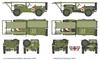 PLATZ Italeri WWII 4WD Truck Field Ambulance Type Plastic Model IT0326 1/35 1/4 (Combat Vehicle)