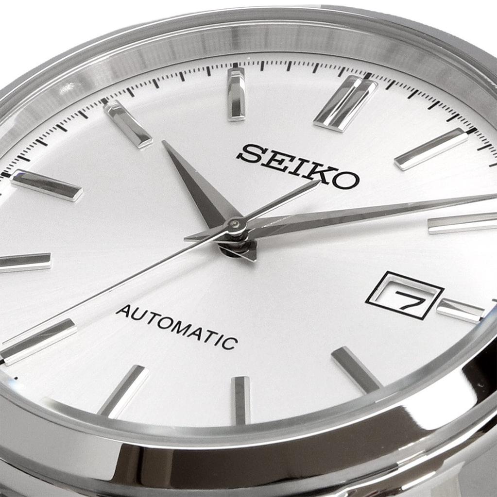 SEIKO ESSENTAILS Automatic Watch, Men's Watch, Silver, SRPH85K1