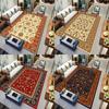 Vintage Bohemian Dark Print Area Rug Non Slip Floor Mat Ethnic Pattern Decor for Living Room Bedroom Kitchen Home Accent Doormat