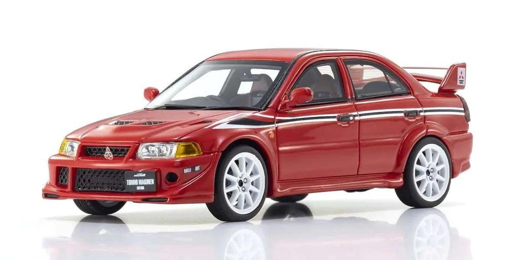 Kyosho Original Mitsubishi Lancer Evolution VI TME Red Finished Product 1/43