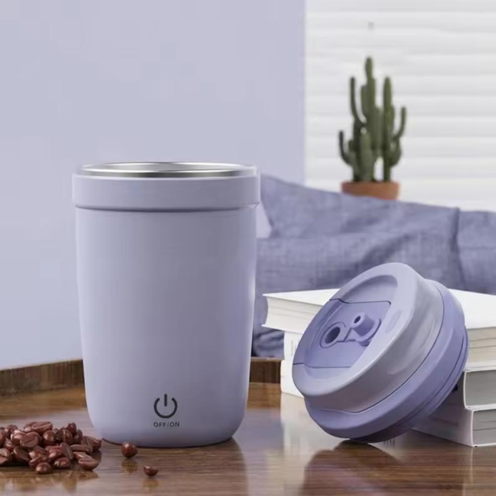 400ml Self Stirring Coffee Mug Electric Tumbler Drinkware Automatic Mixing Cup  Protein Powder