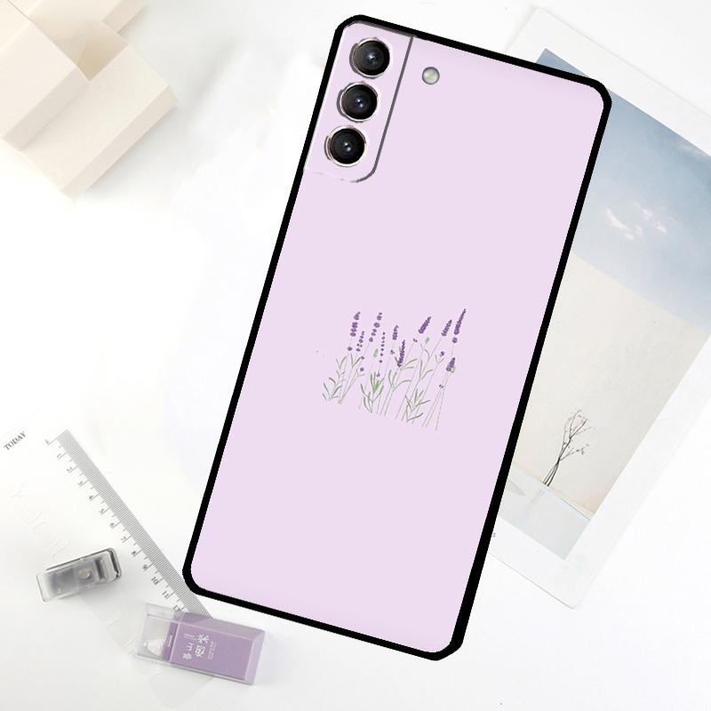 

Minimalist Aesthetic Flower Phone Case For Samsung Galaxy S25 S24 S23 S22 S21 S20 S26 Ultra S10 Plus S23 FE S25 FE Cover Galaxy S26Ultra