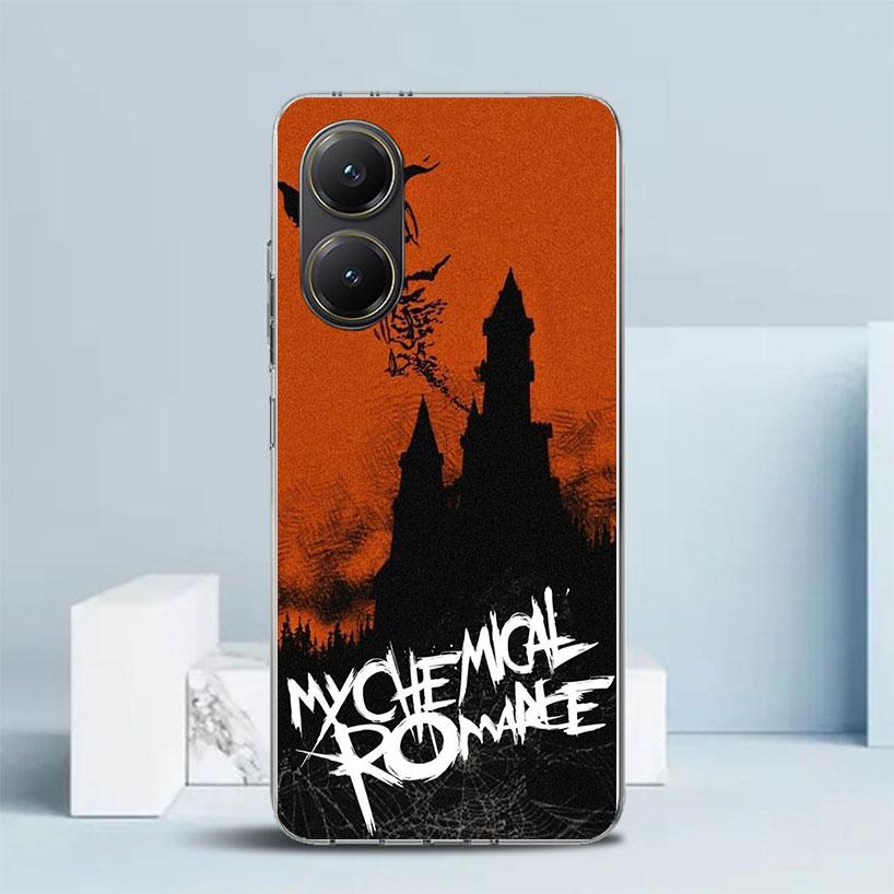 My Chemical Romance MCR Soft Cover for Xiaomi Poco F7 Ultra X7 X6 X5 Pro M7 Phone Case Redmi 15 15C 13 13C 12 12C 10 10C Print S