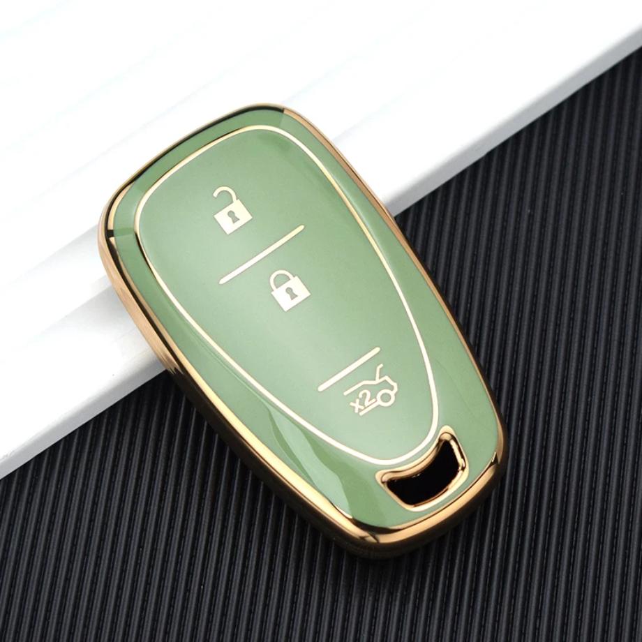 For Chevrolet Malibu Blazer Traverse Seeker Onix Equino Volt Bolt Trax Orlando Cruze Spark Sonic Camaro Tpu Car Key Case Cover