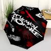 1pc My Chemical Romance Automatic Open,Windproof, Compact Travel Umbrella, Gift for Birthday, Christmast93091