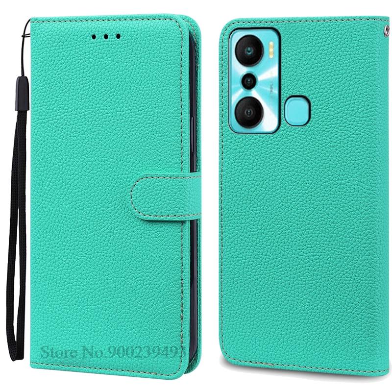 Hot 20i Case For Infinix Hot 20i Case Wallet Leather Flip Cover For Infinix Hot 20i Case X665C X665E Phone Cover Coque Fundas