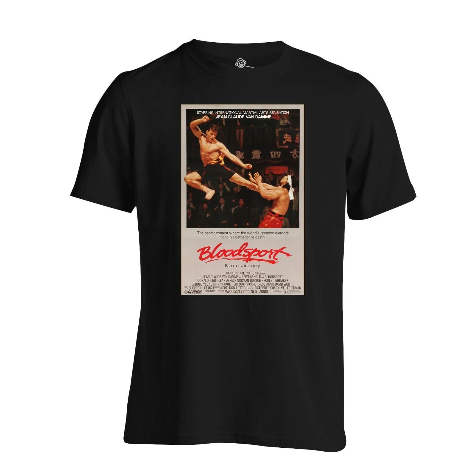 Bloodsport 1988 T Shirt Classic Movie Film Poster Print S