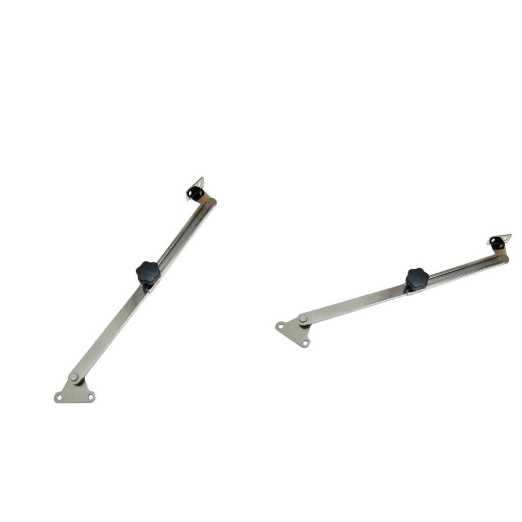 2x 8" Stainless Steel Boat Lock Hatch Deck Hinge Adjustable Latch Fastener