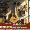 Guitar Pick Holder with 3 picks Plastic Plectrum Case Built-in antislip teeth Quick Storage Not easy to fall(pick colors random)