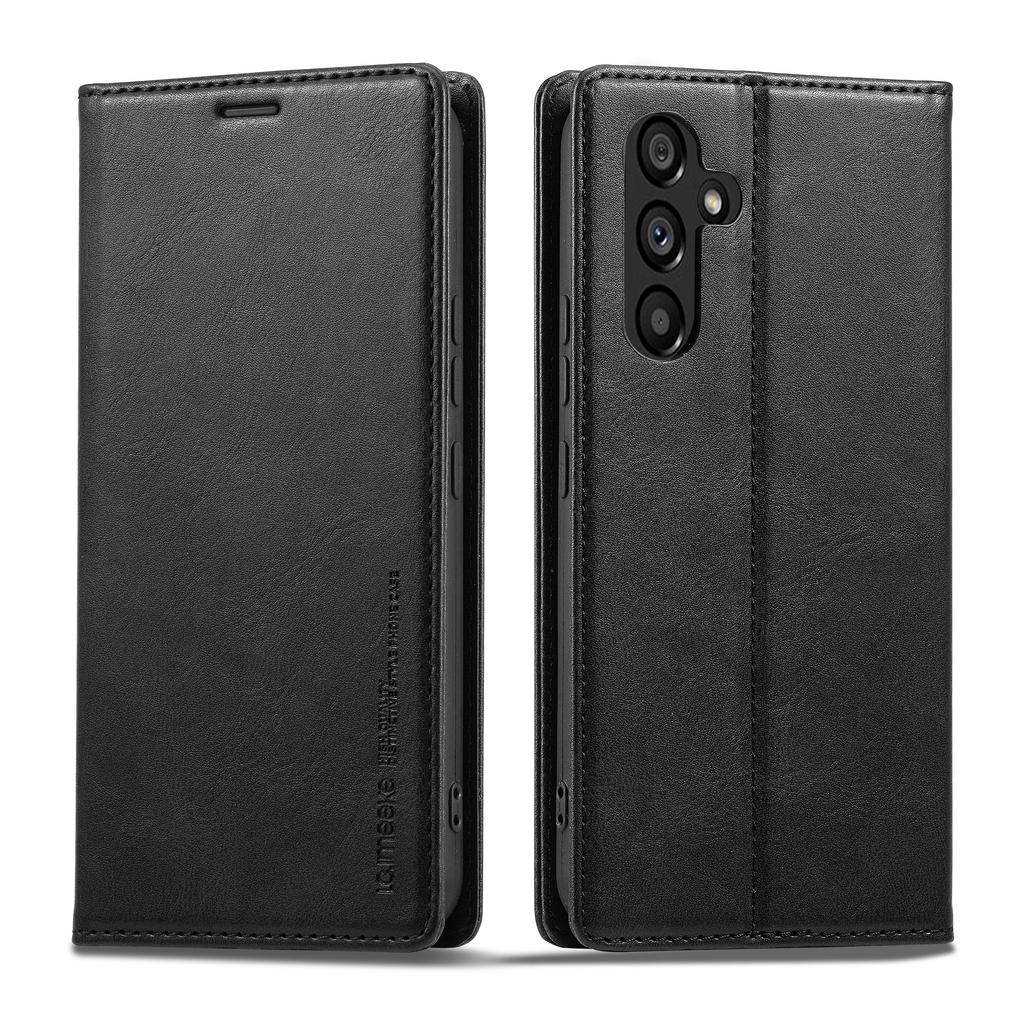 LC.IMEEKE For Samsung Galaxy S24+ Leather Case RFID Blocking Card Slots Phone Cover