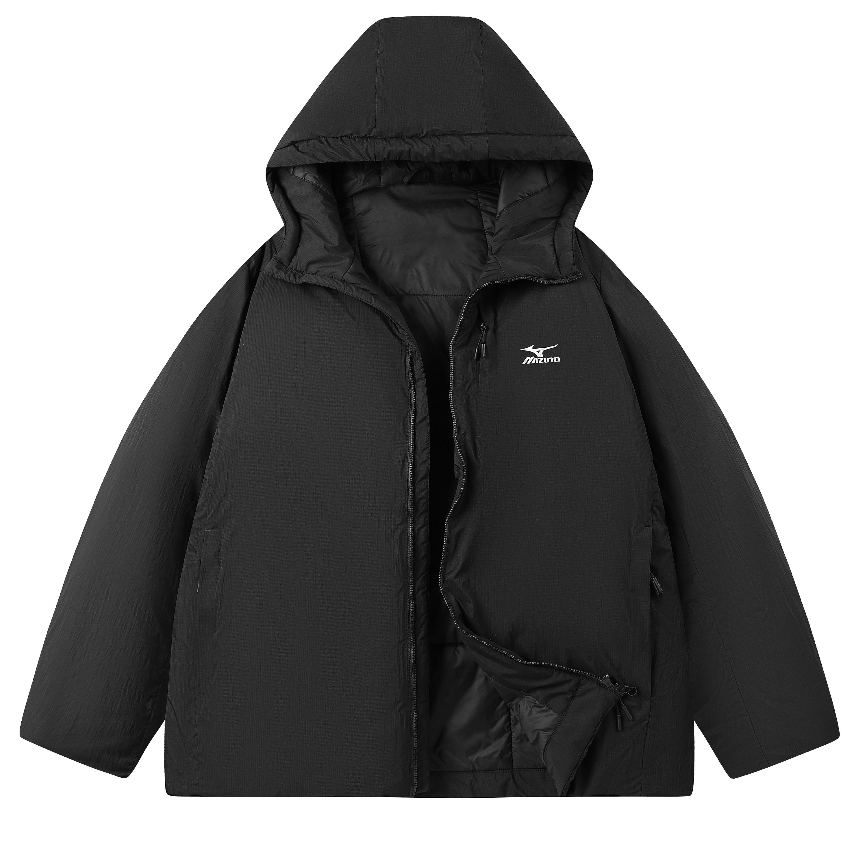 Mizuno Puffer Jackets Unisex Hooded Thickened Padded Puffer Jacket A2CE2552 4XL