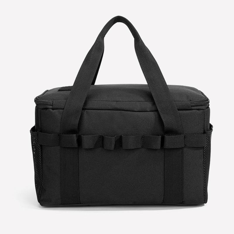 Outdoor Tableware Storage Bag Waterproofs Hiking Backpack Multiple Pockets Camping Equipment Bag Picnic Organizers