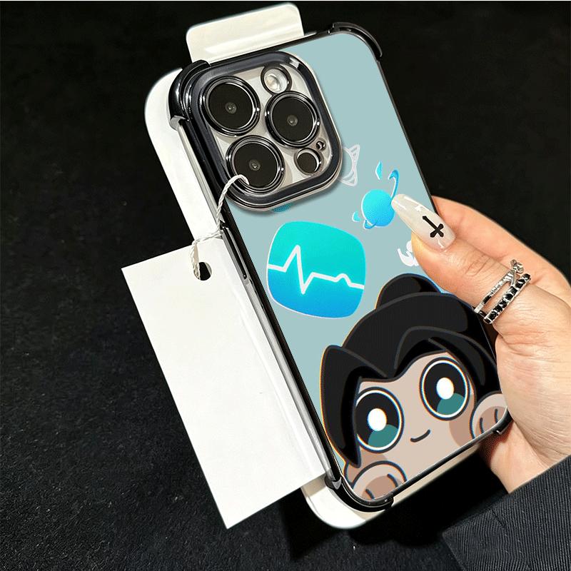 V-Valorant Cute Catoon Plating Phone Case For Xiaomi Poco X5 X6 X7 X8 Pro Max F8 Ultra F7 M8 M7 M5S Redmi 15C 15 14C 13C 13 X3 1