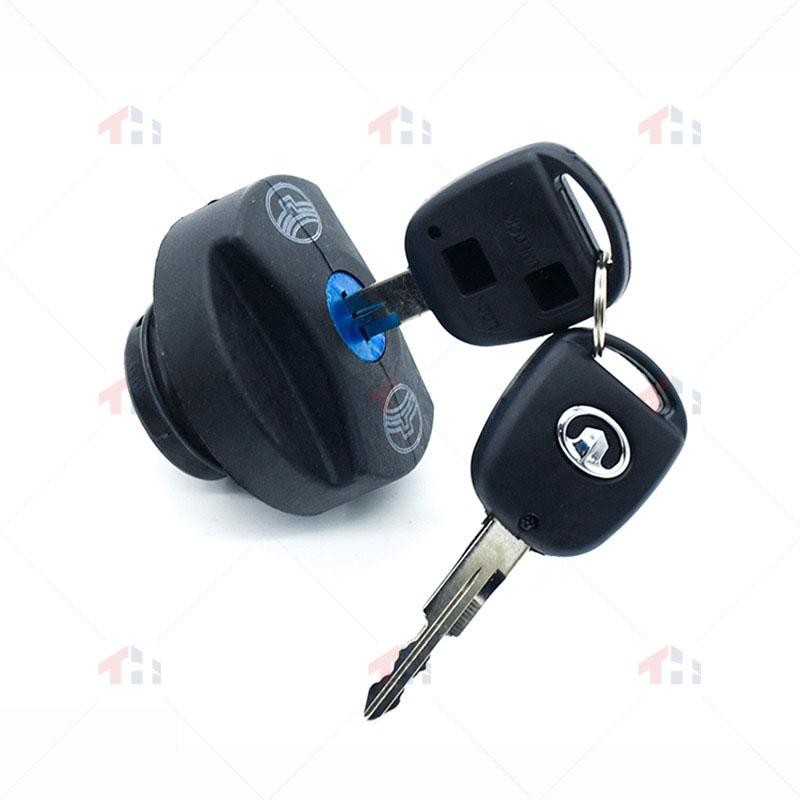1101130-K00-B1 Car Fuel Tank Cover Cap Lid With Key Fit for GREAT WALL HAVAL H3 H5 WINGLE 3 WIGNLE 5 WINGLE 6 STEED чёрный