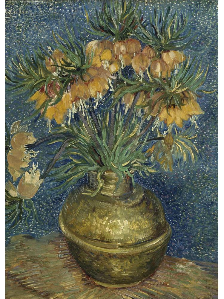 Impressionist Vincent Van Gogh Bouquet Sunflowers In Vase Poster Canvas Painting Abstract Roses Wall Art Room Home Decoration
