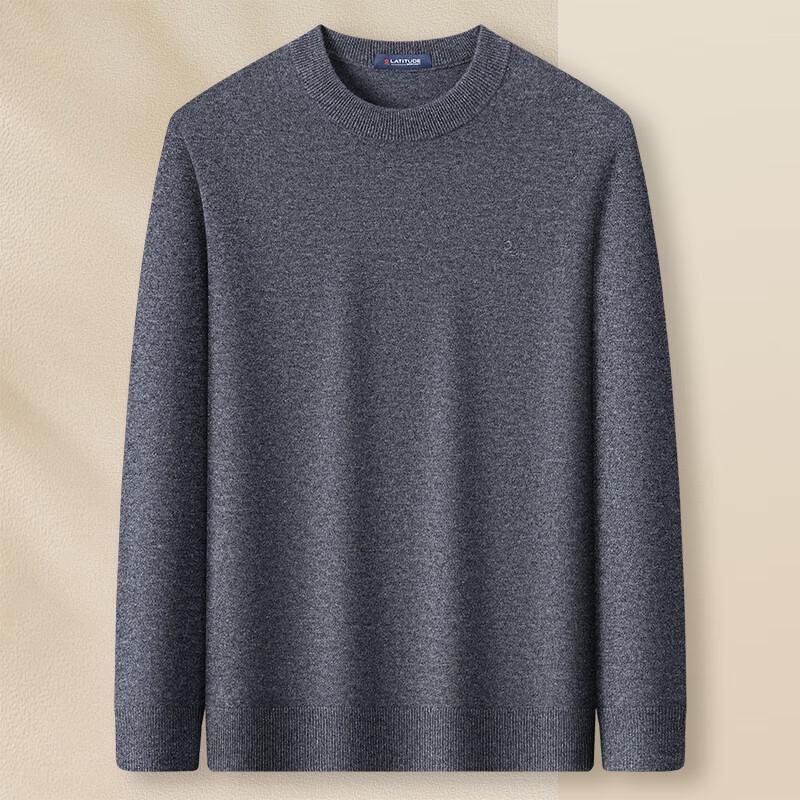MONTAGUT Men's Pure Cashmere Round Neck Sweater