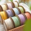 20M/2mm Hand Wiped Cotton Thread Hand Woven Knotted Bracelet Woven Tassel Special Pure Cotton Thread Diy Craft Accessory Thread