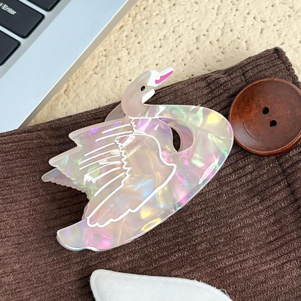 

Animals Goldfish Grab Clip Acetic Acid Swan Hair Clip Cute Cartoon Acetate Shark Clip Girls White Fish