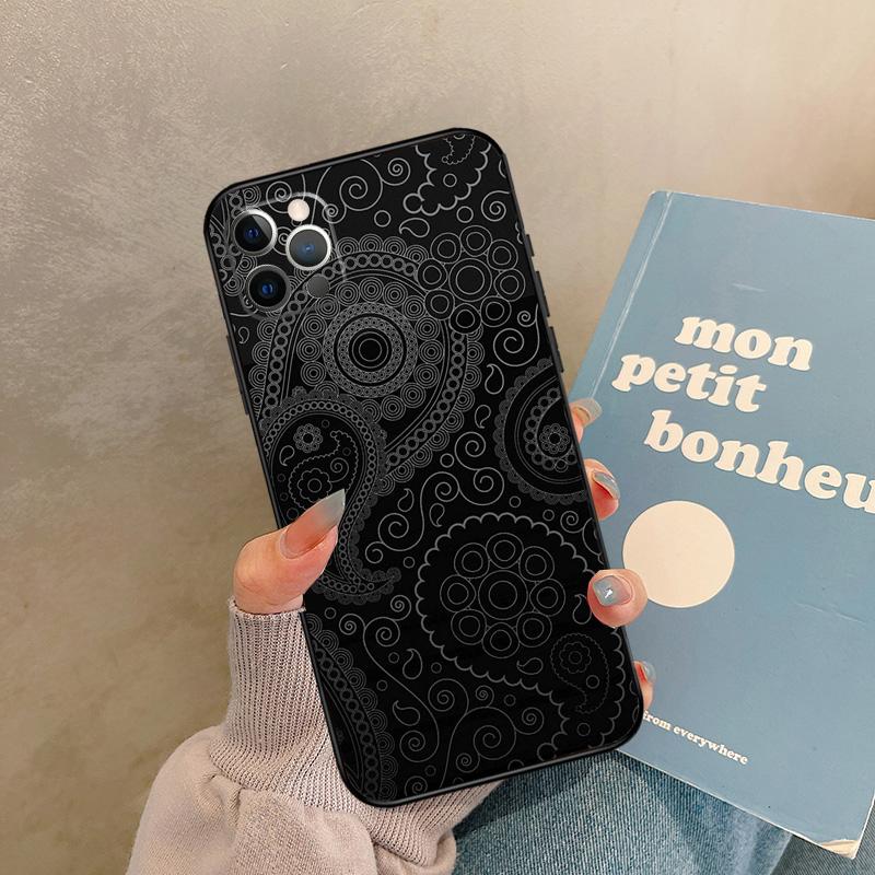 Bandana Seamless Pattern Case For iPhone 17 Air 15 14 13 12 11 16 Pro Max 13 mini XR 15 16 Plus 16e Back Cover Shell