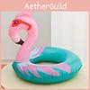 Nadmuchiwane Wzór Zwierzęcy Flaming Dorosły Pierścień do Siedzenia Grubość Pvc 0,24 mm Kółko do Pływania Dla Dzieci