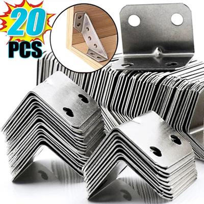 Fixing Shelf Bracket Angle Furniture Profile Door Cabinet Hardware Bed Frame Brackets Tool Stainless Steel Wall Shelves Iron