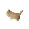 Cute Wooden Carving Cat Figurine Ornament DIY Colorless Cat Children Painting New Landscape Creation Toys Birthday Puzzle Gift