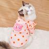 Puppy Dog Clothes Spring and Autumn Thin Velvet Shirt Casual Breathable Teddy Bigbear Pomeranian Puppy Small and Medium Dogs Cat