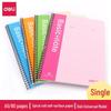 Deli A5 Spiral Notebook (80 Pages, 12-Pack)