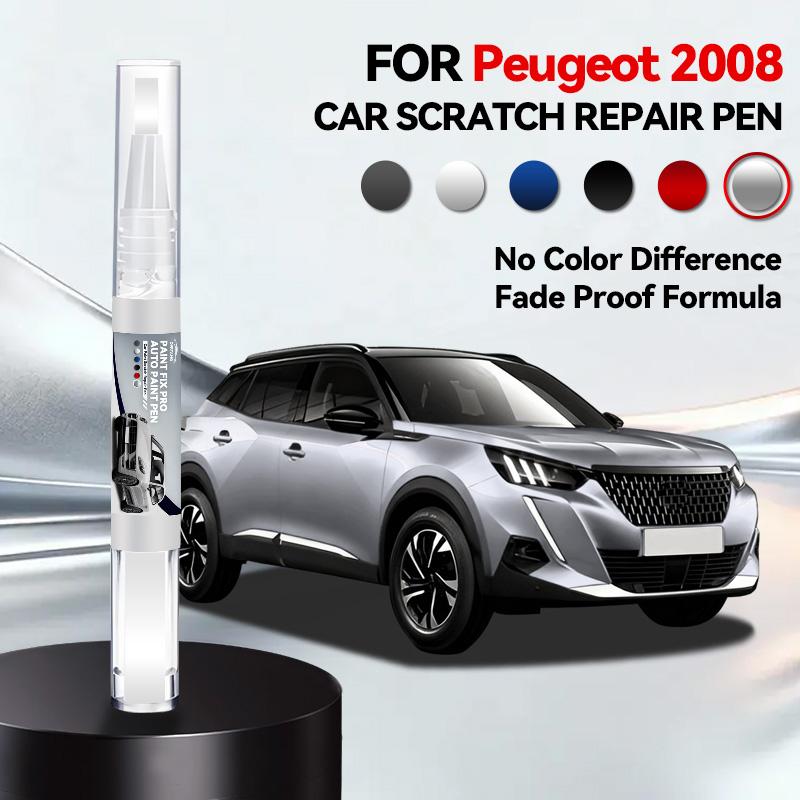 Für Peugeot 2008 2013-2025 P21 P54 Lackreparaturstift Lackstift Kratzerentferner DIY Autozubehör Schwarz Weiß Grau Blau Orange