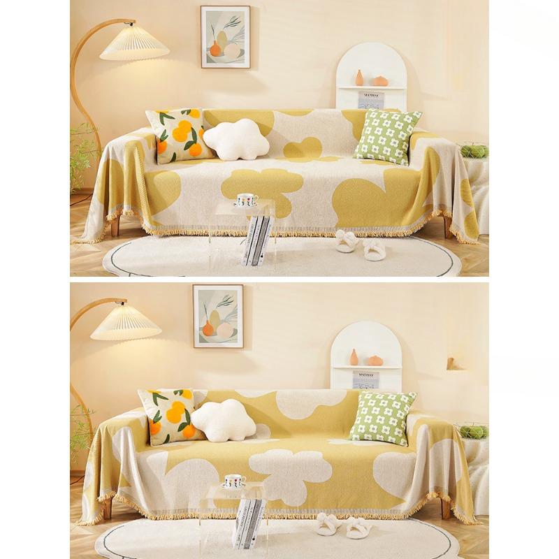 Chenille Leichter Luxus-Sofabezug, Stoff, Vier Jahreszeiten, universell, einfach, modern, All-Inclusive, universeller Sofabezug, High-End-Bezug, Handtuch