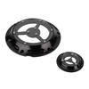 Aluminum Motorcycle Derby Cover Timing Timer Covers Set for XL XR 883 1200(black)