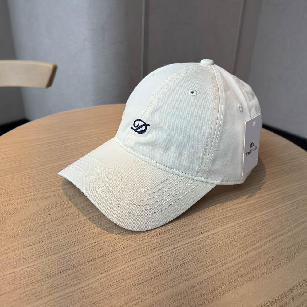 Fashion Hat Spring and Summer New Embroidered Letter Soft Top Baseball Cap Children's Korean Version Niche Face Small Cap Versatile Sun Hat