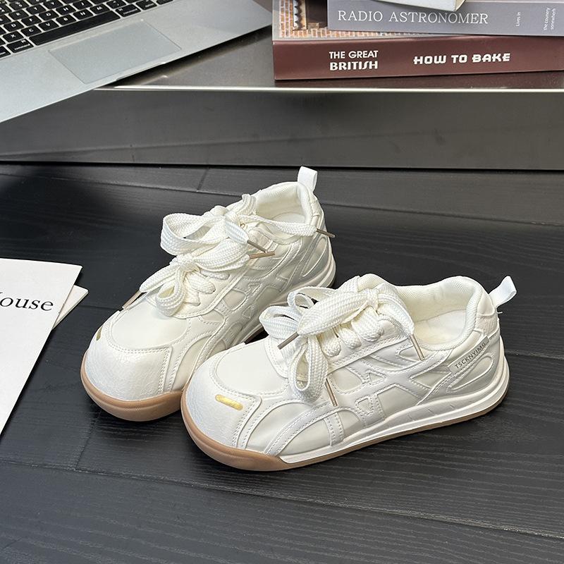 

A2 glossy breathable autumn new Forrest Gump training shoes retro red thick baseplate shoes 35
