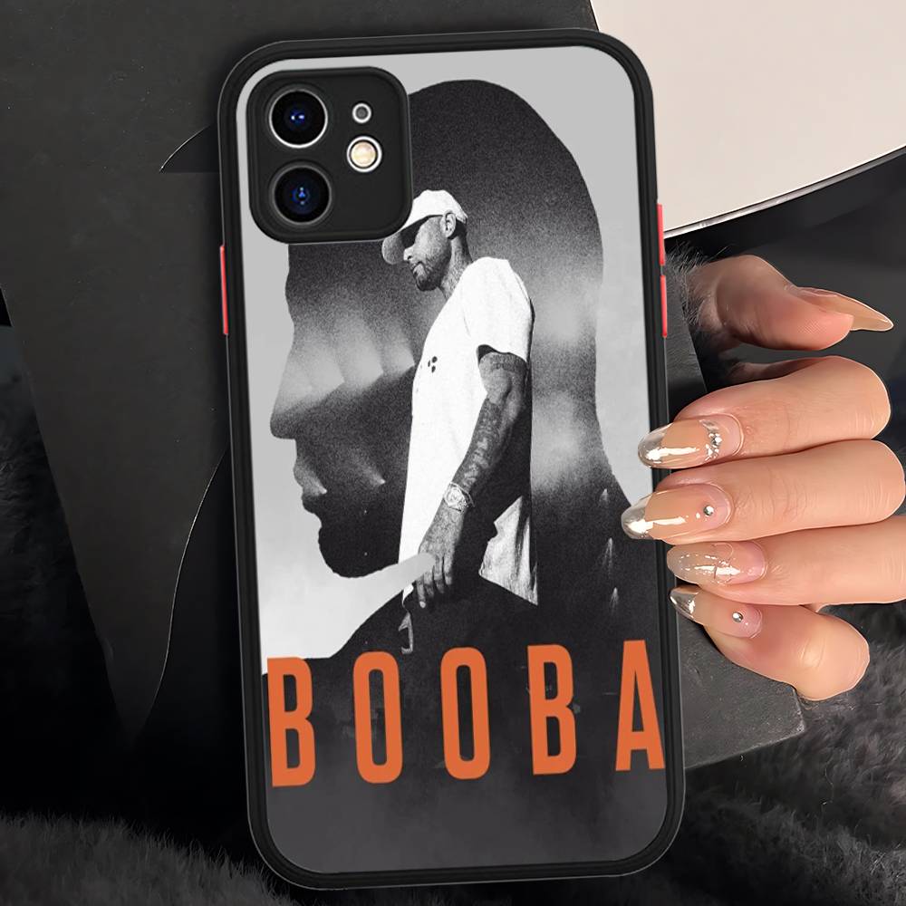 Rapper B-Booba Silicone Case For IPhone 16 15 14 13 12 11 Pro Max Plus X XS MAX Shockproof Matte Cover