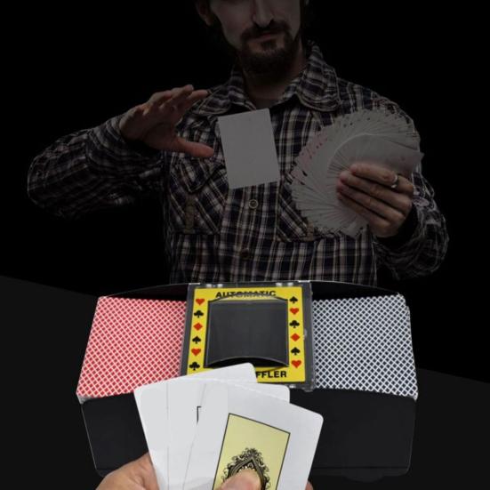 Kartenmischer Batteriebetrieben Automatischer Kartenmischmaschine Praktischer Spielkartenmischer