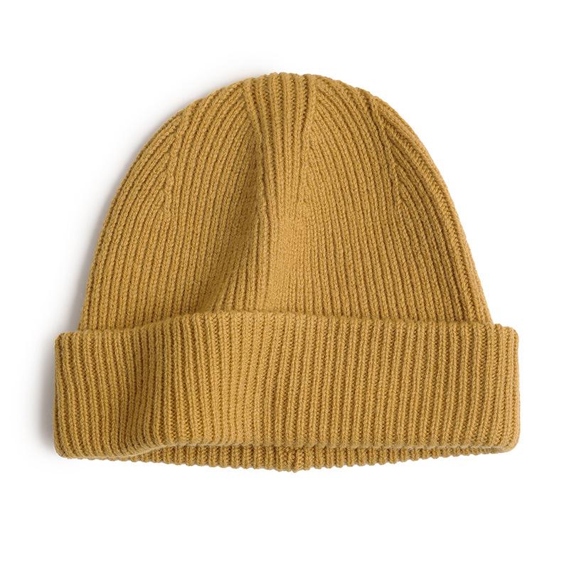 Unisex Korean Style Warm Knit Winter Hat - Fashionable Autumn/Winter Headwear
