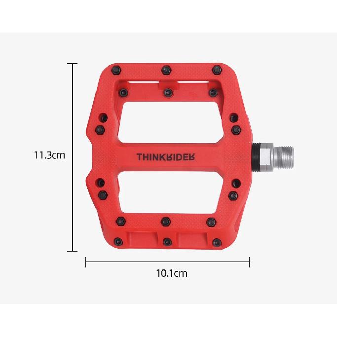 ThinkRider Flat Bike Pedals MTB Road 3 Sealed Bearings Bicycle Pedals Mountain Pedals Wide Platform Bicicleta Accessories