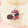 Halloween Cartoon Cat Book Styling Brooch Children Day Gift Cute Alloy Animal Paint Badge Funny Backpack Accessories