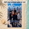 Beach TowelJujutsu Kaisen Custom Name Text Personalized Soft Towel for Beach Pool Indoor Home Decor Gift