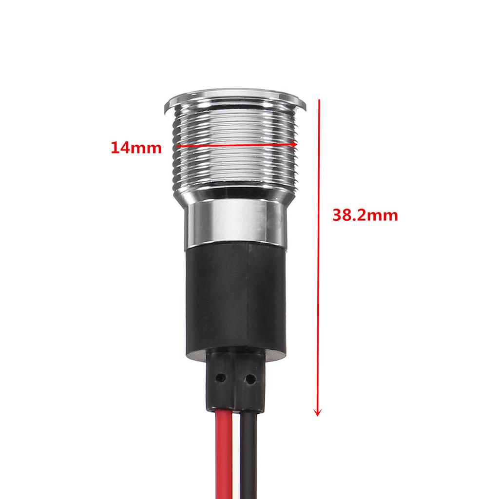 12 24V Metal 12mm LED Dash Panel Warning Pilot Light Bulb Indicator Car Boat Van 12 24V Metal 12mm LED Dash Panel Warning Pilot Light Bulb Indicator Car Boat Van
