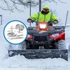 Round Shaft Snow Plow Skid Shoe Stainless Steel Snow Plow Feet Replacement Skids  Outdoor Equipment