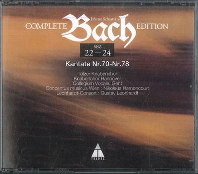CD NIKOLAUS HARNONCOURT GUSTAV LEONHA  Complete Bach Edition Vol2  Kantat SBZ224 SHOGAKUKAN Japan Classical Used