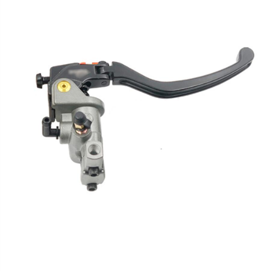 Pair CNC 19 RCS Motorcycle Brake Master Cylinder Cable Clutch Radial Brake Pump 22mm Universal For Honda Yamaha Kawasaki Suzuki With Aluminum Switch