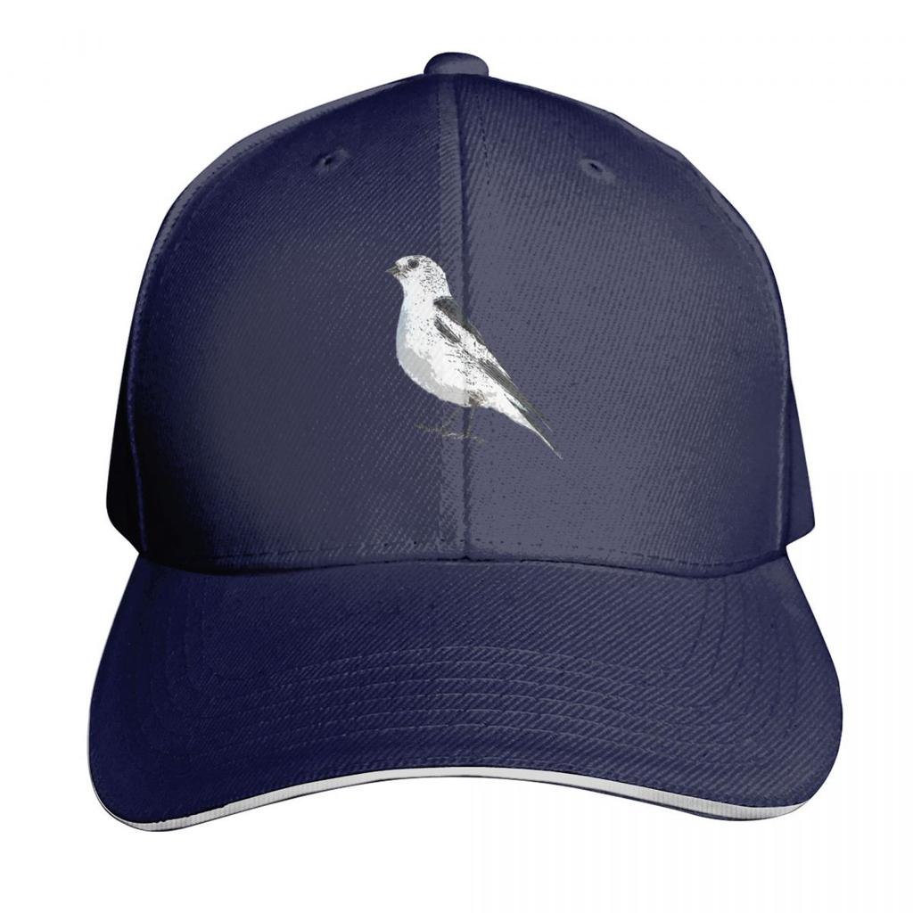 Snow Bunting Black Alternate Design Baseball Cap Winter Hats for Unisex Sun Hat Derby Hat Funny Hats Unisexs Womens