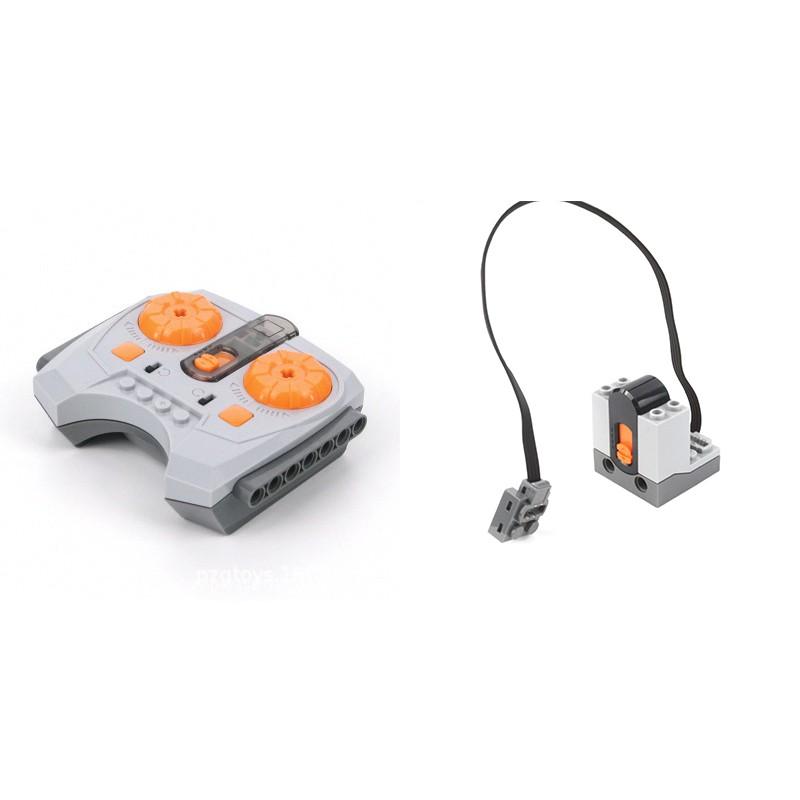Building Blocks Motor Technic Power Function Battery Box IR Remote Receiver Light Compatible Kids Toys