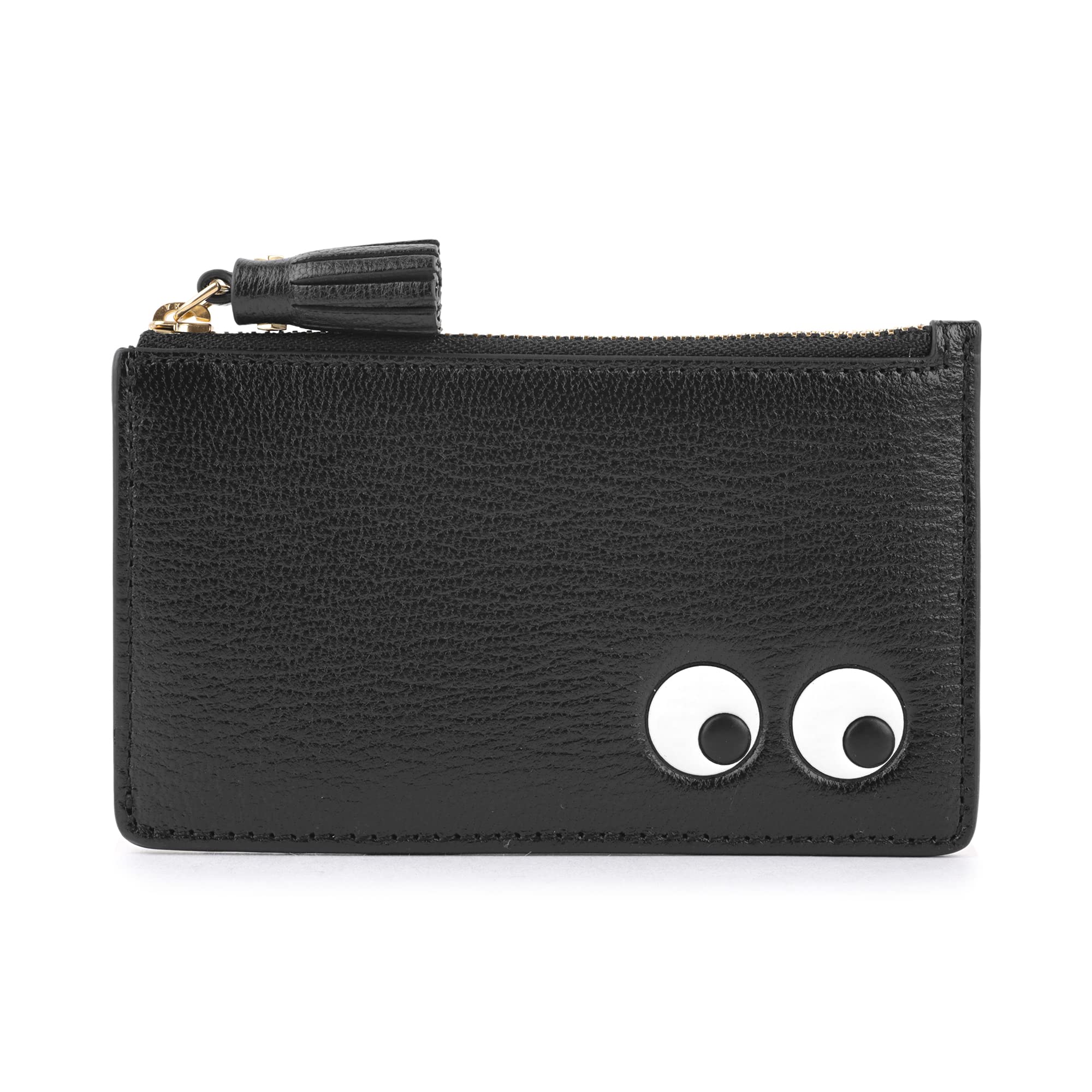Кошелек-визитница Anya Hindmarch на молнии, Черный, 5050925142717 [Б/у]