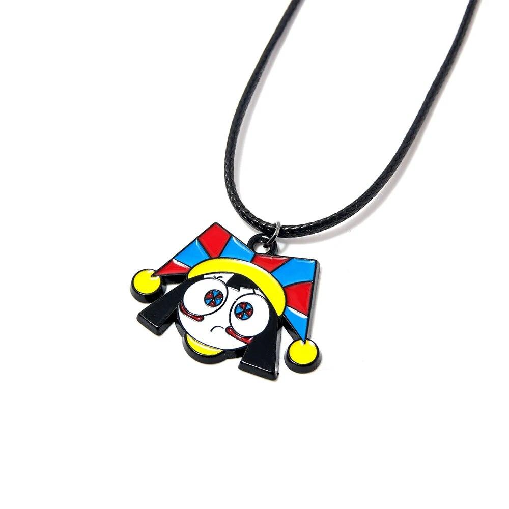 The Amazing Digital Circus Necklace Anime TADC Pomni Jax Caine Ragatha Pendant Necklace For Women Men Cosplay Jewelry Gift