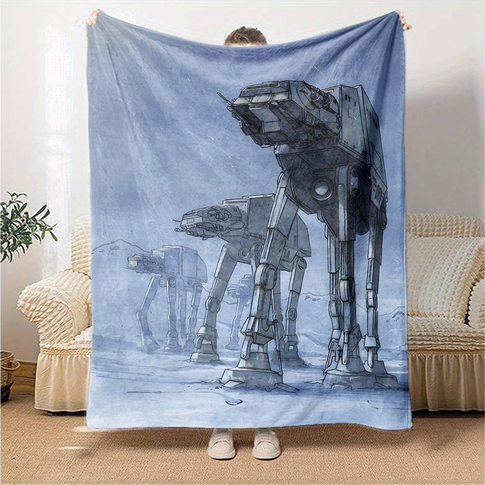 Star Wars Blanket Soft Cozy Suitable for Chair Couch Office Chair Four Seasons Multipurpose Modern Style Gift for Travel Home Birthdays
