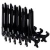 3-12inch Black Decoration Dishes Plate Holder Picture Frame Stand Display Stand Easels